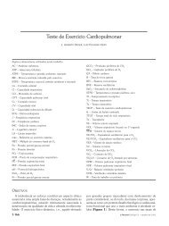 Teste de Exercício Cardiopulmonar - Jornal Brasileiro de ...