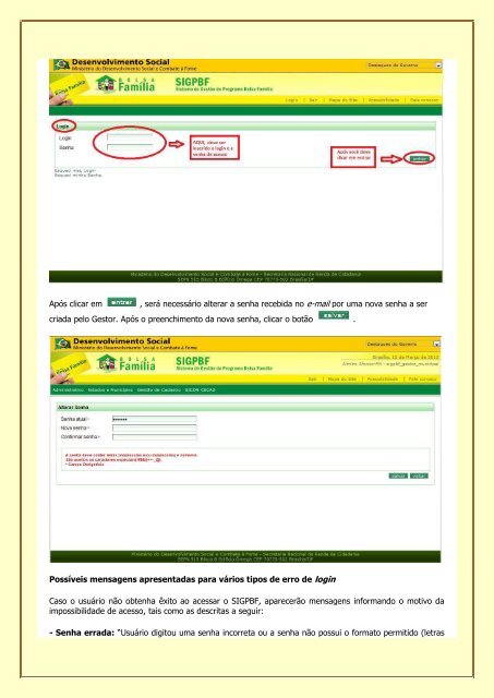 Informe Gestores nº 360 - Ministério do Desenvolvimento Social e ...