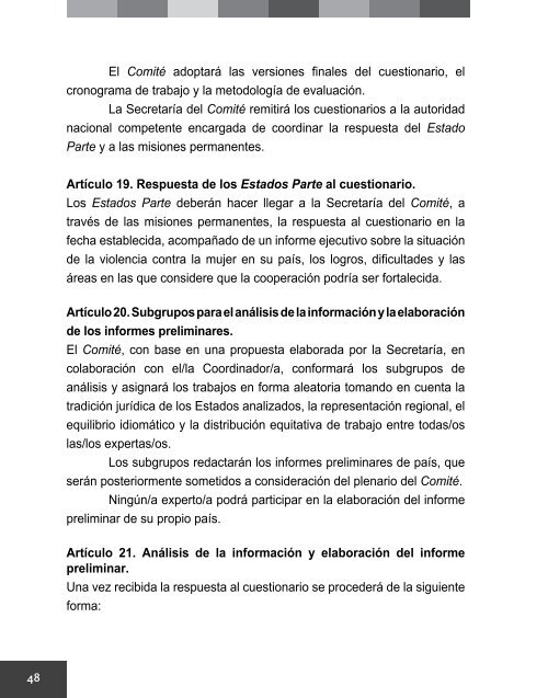 Convención Interamericana para Prevenir, Sancionar y Erradicar la ...