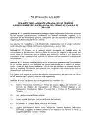 Reglamento de la Función Actuarial de los Organos ... - Coahuila