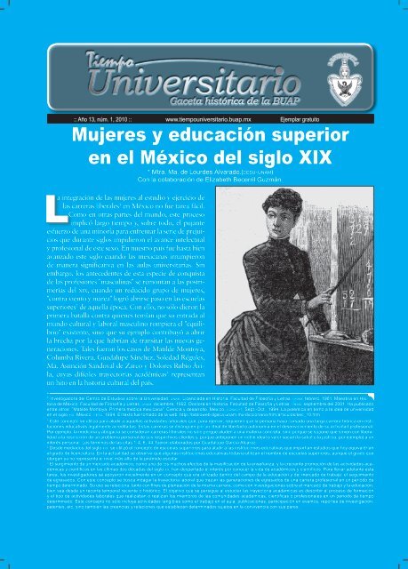 Mujeres y Educación Superior.indd - Archivo Histórico Universitario ...