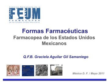 FORMA FARMACÉUTICA - Farmacopea de los Estados Unidos ...