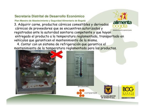 NORMATIVIDAD PARA EXPENDIOS DE CARNES - Alimenta Bogotá