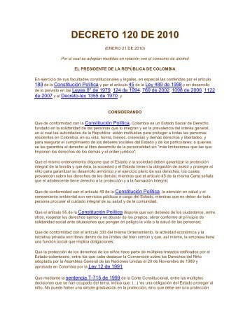 Decreto 120 de 2010.pdf - Salud Ocupacional