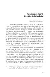 Aproximación al perfil biográfico de Carlos Dobal - Clío - Organo de ...