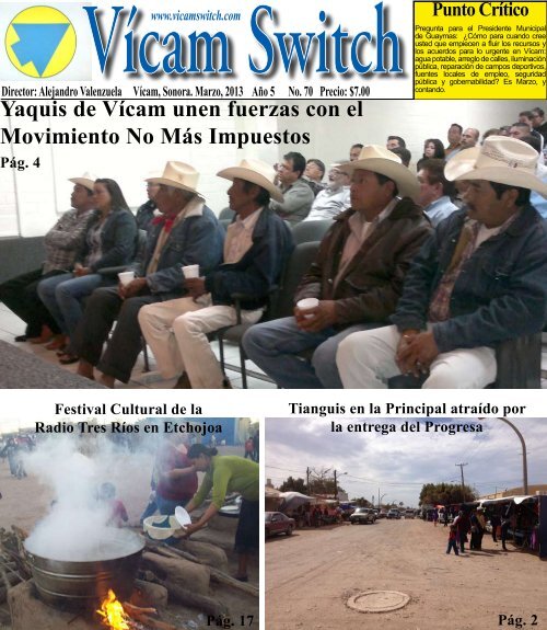 no 70, marzo de 2013 - Vicam Switch