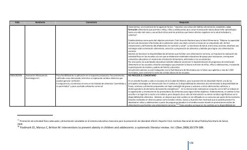 Comentarios a los “Lineamientos Generales para el expendio o ...