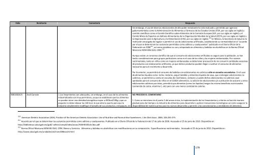 Comentarios a los “Lineamientos Generales para el expendio o ...