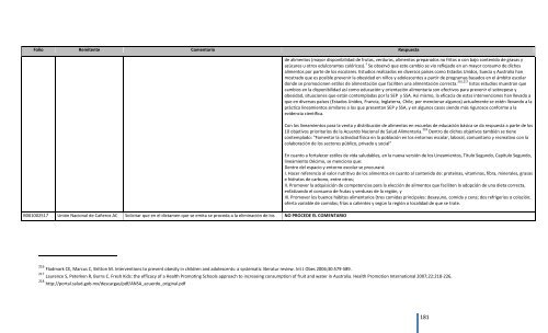 Comentarios a los “Lineamientos Generales para el expendio o ...