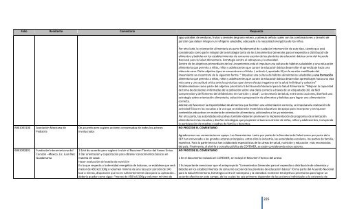 Comentarios a los “Lineamientos Generales para el expendio o ...