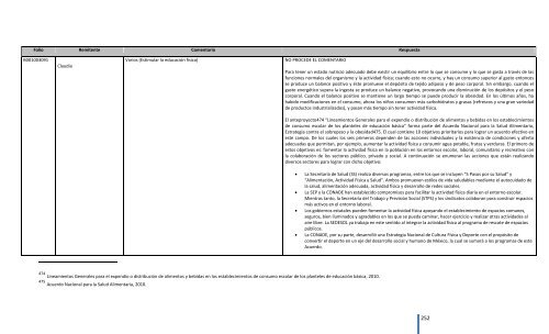 Comentarios a los “Lineamientos Generales para el expendio o ...