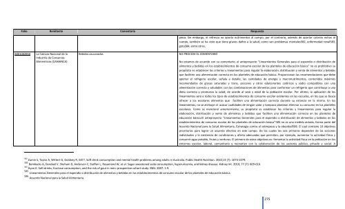 Comentarios a los “Lineamientos Generales para el expendio o ...