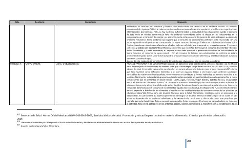 Comentarios a los “Lineamientos Generales para el expendio o ...