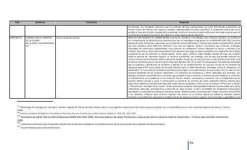 Comentarios a los “Lineamientos Generales para el expendio o ...