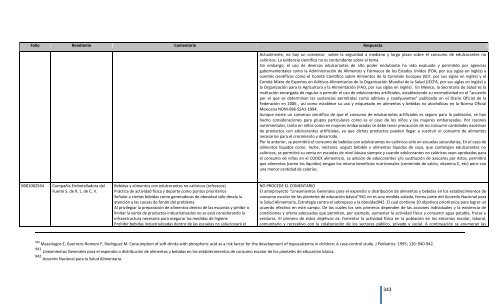 Comentarios a los “Lineamientos Generales para el expendio o ...