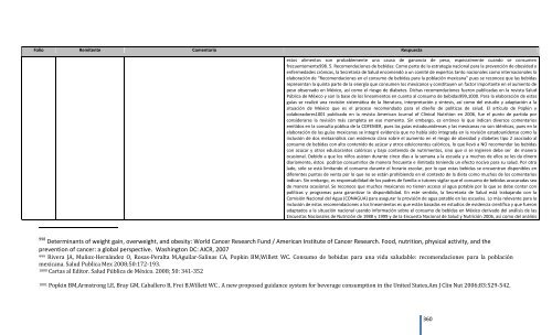 Comentarios a los “Lineamientos Generales para el expendio o ...