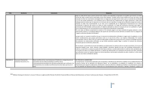 Comentarios a los “Lineamientos Generales para el expendio o ...