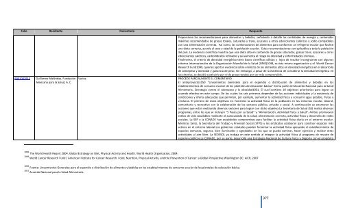 Comentarios a los “Lineamientos Generales para el expendio o ...