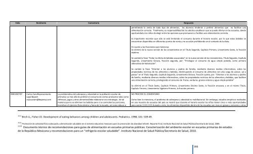 Comentarios a los “Lineamientos Generales para el expendio o ...