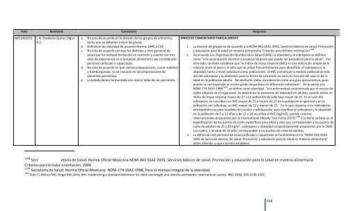 Comentarios a los “Lineamientos Generales para el expendio o ...