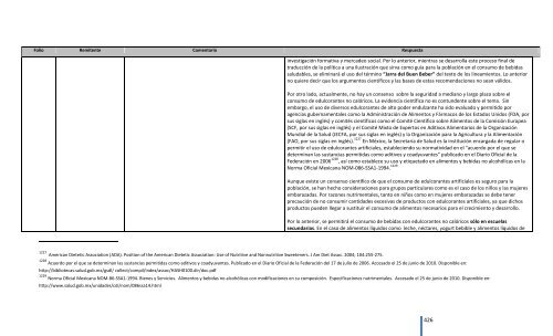 Comentarios a los “Lineamientos Generales para el expendio o ...