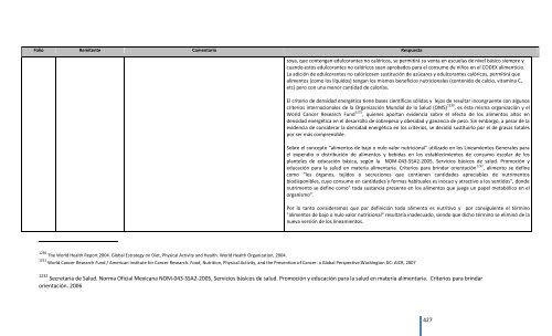 Comentarios a los “Lineamientos Generales para el expendio o ...