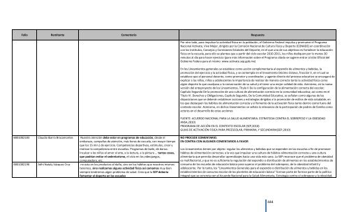 Comentarios a los “Lineamientos Generales para el expendio o ...