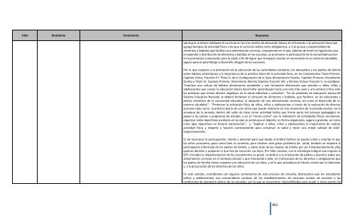 Comentarios a los “Lineamientos Generales para el expendio o ...