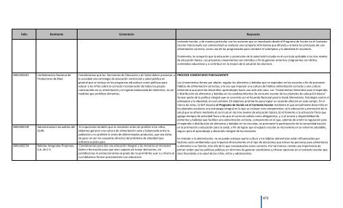 Comentarios a los “Lineamientos Generales para el expendio o ...