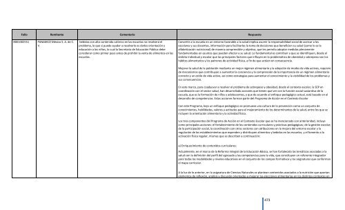 Comentarios a los “Lineamientos Generales para el expendio o ...