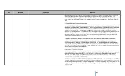 Comentarios a los “Lineamientos Generales para el expendio o ...