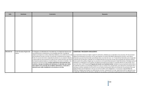 Comentarios a los “Lineamientos Generales para el expendio o ...