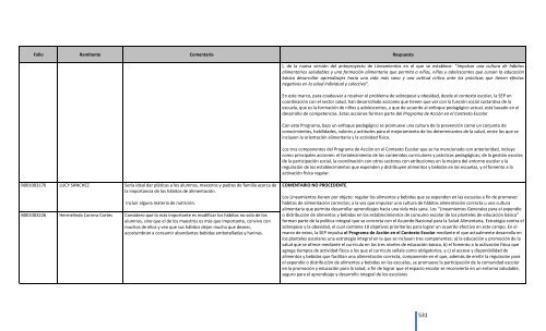 Comentarios a los “Lineamientos Generales para el expendio o ...