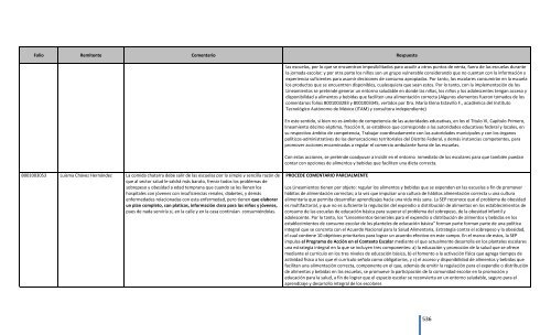 Comentarios a los “Lineamientos Generales para el expendio o ...