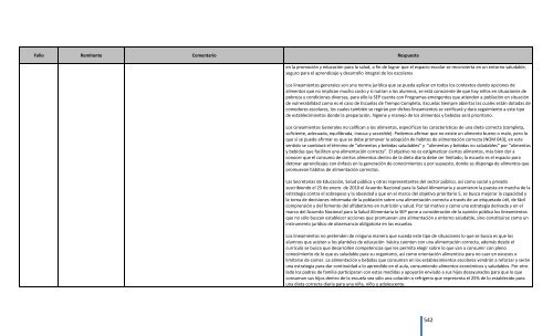 Comentarios a los “Lineamientos Generales para el expendio o ...