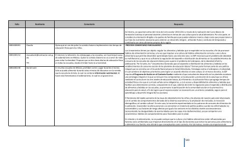 Comentarios a los “Lineamientos Generales para el expendio o ...