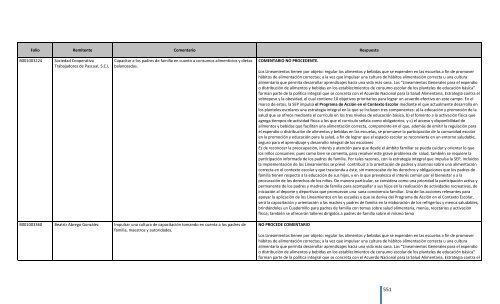 Comentarios a los “Lineamientos Generales para el expendio o ...