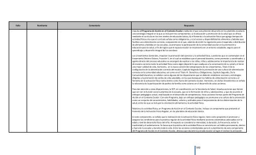 Comentarios a los “Lineamientos Generales para el expendio o ...