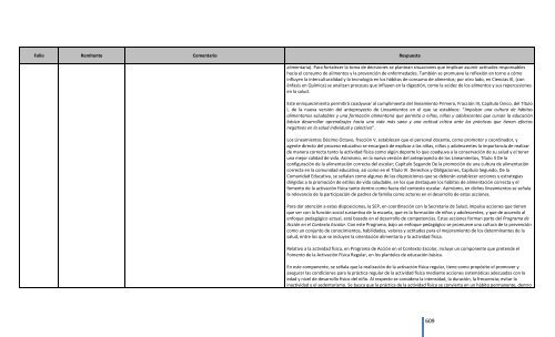 Comentarios a los “Lineamientos Generales para el expendio o ...