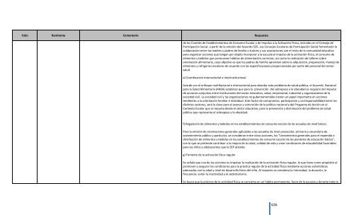 Comentarios a los “Lineamientos Generales para el expendio o ...