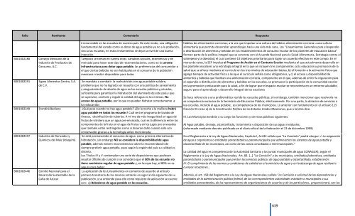 Comentarios a los “Lineamientos Generales para el expendio o ...