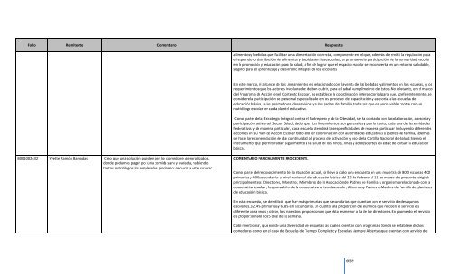 Comentarios a los “Lineamientos Generales para el expendio o ...