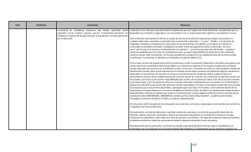 Comentarios a los “Lineamientos Generales para el expendio o ...