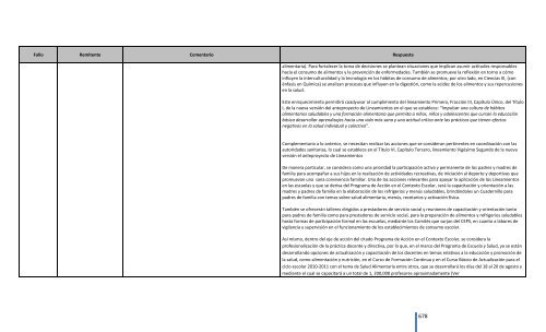 Comentarios a los “Lineamientos Generales para el expendio o ...