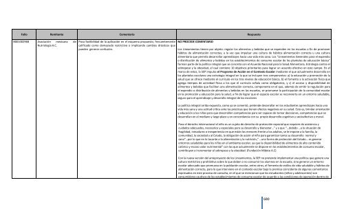 Comentarios a los “Lineamientos Generales para el expendio o ...