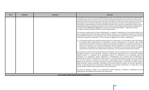 Comentarios a los “Lineamientos Generales para el expendio o ...