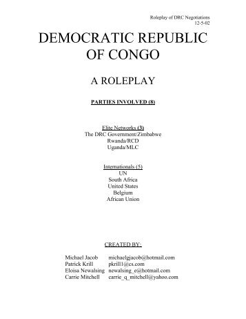 Congo-Role-Play