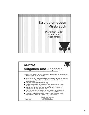 Strategien gegen Missbrauch â PrÃ¤vention in der Kinder - Amyna