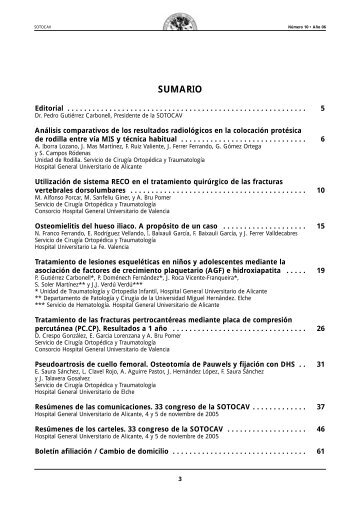 Sotocav nº 10 Año 2006