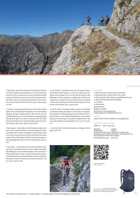 Tourbeschreibung als PDF - Bike Alpin